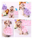 Cat Dog Cloth XS-XL Dog Dress cloth Summer Dress Puppy Pet Clothes For Dog Costume Apparel - VipPetSupply