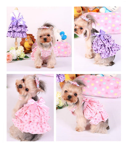 Cat Dog Cloth XS-XL Dog Dress cloth Summer Dress Puppy Pet Clothes For Dog Costume Apparel