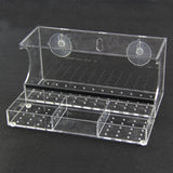 Acrylic Crystal Clear Large Window Bird Feeder with 2 Powerful Suction Cups LS - VipPetSupply