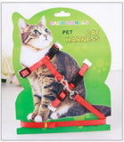 Hot Sale 4 Colors Nylon Products For Pet Cat Harness And Leash Adjustable Pet Traction Harness Belt Cat Kitten Halter Collar Cat - VipPetSupply