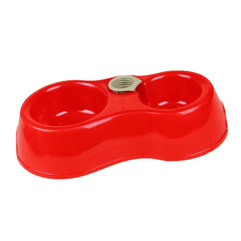 CANDY KENNEL 1pcs Dual Port Dog Automatic Water Dispenser Feeder Utensils Bowl Cat Drinking Fountain Food Dish Pet Bowl D0075