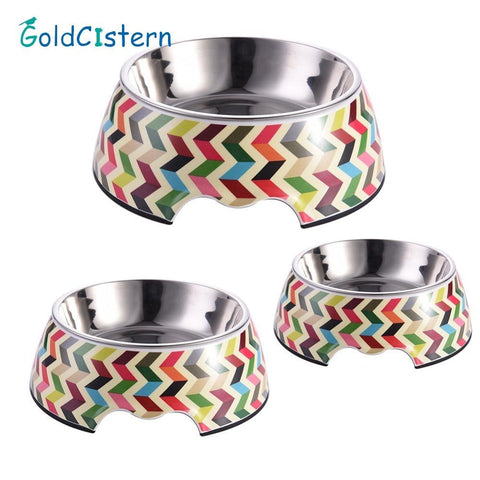 Pet Feeding Bowl - Stainless Steel - Dog Feeders, Cat Food Water Bowl