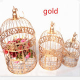 S M L European style decorative bird cage / window ornaments / white photography props / hotel wedding cage - VipPetSupply