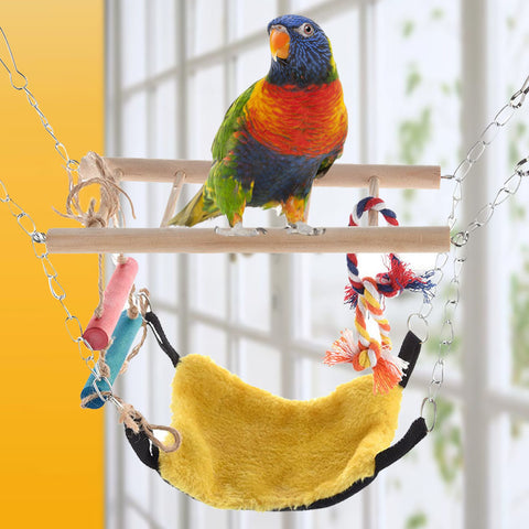 New Pet toy Colorful Swings Pet Birds Budgie Toy Parrot Climbing Toys Bird Toy Accessories for Decorations
