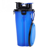 Portable Pet Bottle Feeder Dog Food Dog Water Bowls Dish Cup Outdoor Travel Food Supplies Container - VipPetSupply