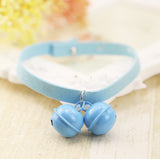 Cute Cat Collar Macaroon Bells Soft PU Leather Pet Cat Collar For Small Cat Vibrant Adjustable 15 Colors 25 - VipPetSupply