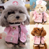 Halloween Party Costume Clothes Pet Dog Cat Costume Suit Puppy Clothes Nurse Outfit Navidad Dress-up Apparel Christmas - VipPetSupply