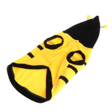 1Pc Pets Clothes Bee Costume Cute Warm With Soft Cloth Coat Hoodie For Puppy Dog Cat - VipPetSupply