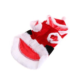 Pet Kitty Party Outfit Christmas Clothes Warm Coat Cute Costume With Hat For Puppy Dog Cat Apparel Kitten - VipPetSupply