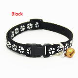 2PCS Hot Lovely Bell Pet Collar Small Footprint Nylon Fabric Cat Kitten Dog Puppy Chain - VipPetSupply